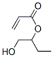 Propenoic acid 1-(hydroxymethyl)propyl ester Struktur