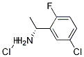 (1R)-1-(5-CHLORO-2-FLUOROPHENYL)ETHYLAMINE-HCl Struktur