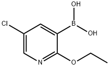 5-Chloro-2-ethoxypyridine-3-boronic acid Struktur