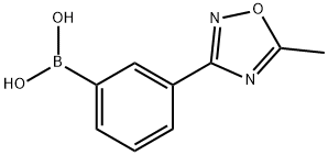 3-(5-Methyl-1,2,4-oxadiazol-3-yl)phenylboronic acid Struktur