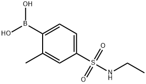 4-(N-Ethylsulfamoyl)-2-methylphenylboronic acid Struktur