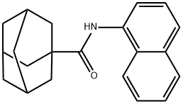 N-(1-Naphthyl)-1-adamantanecarboxamide Struktur