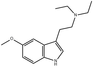 n,n-diethyl-5-methoxytryptamine Struktur