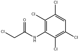 2-CHLORO-N-(2,3,5,6-TETRACHLOROPHENYL)ACETAMIDE Struktur