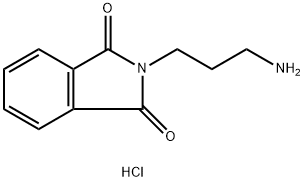 2-(3-AMINOPROPYL)-1H-ISOINDOLE-1,3(2H)-DIONE, HCL SALT Struktur