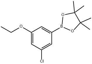 2-(3-Chloro-5-ethoxyphenyl)-4,4,5,5-tetramethyl-1,3,2-dioxaborolane price.