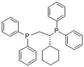 (R)-1,2-BIS(DIPHENYLPHOSPHINO)CYCLOHEXYLETHANE Struktur