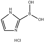 1H-imidazol-2-ylboronic acid hydrochloride Struktur