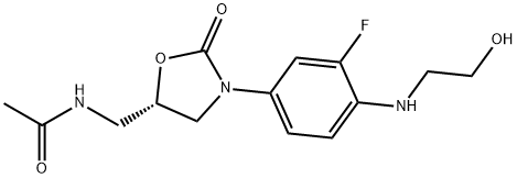 N,O-DESETHYLENE LINEZOLID Struktur