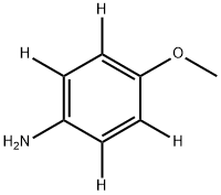 4-Methoxyaniline--d4 Struktur