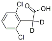 2,6-Dichlorophenylacetic--d2 Acid Struktur