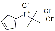 Tert-butylcyclopentadienyltitaniumtrichloride Struktur