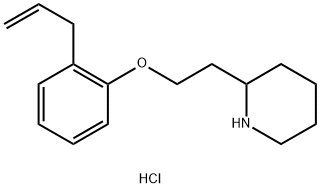 2-[2-(2-Allylphenoxy)ethyl]piperidinehydrochloride Struktur