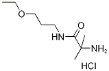 2-Amino-N-(3-ethoxypropyl)-2-methylpropanamidehydrochloride Struktur