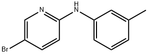 N-(5-Bromo-2-pyridinyl)-N-(3-methylphenyl)amine Struktur