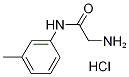 2-Amino-N-(3-methylphenyl)acetamide hydrochloride Struktur