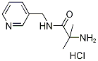 2-Amino-2-methyl-N-(3-pyridinylmethyl)propanamidehydrochloride Struktur