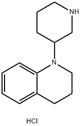 1-(3-Piperidinyl)-1,2,3,4-tetrahydroquinolinedihydrochloride Struktur