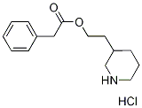 2-(3-Piperidinyl)ethyl 2-phenylacetatehydrochloride Struktur