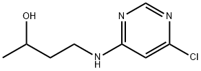 4-[(6-Chloro-4-pyrimidinyl)amino]-2-butanol Struktur