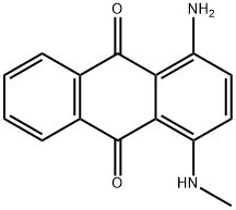 1-amino-4-(methylamino)anthraquinone Struktur