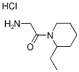 2-Amino-1-(2-ethyl-1-piperidinyl)-1-ethanonehydrochloride Struktur