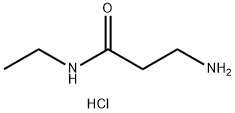 3-Amino-N-ethylpropanamide hydrochloride Struktur