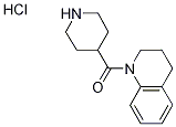 3,4-Dihydro-1(2H)-quinolinyl(4-piperidinyl)-methanone hydrochloride Struktur