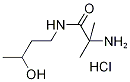 2-Amino-N-(3-hydroxybutyl)-2-methylpropanamidehydrochloride Struktur