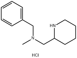 N-Methyl(phenyl)-N-(2-piperidinylmethyl)-methanamine dihydrochloride Struktur