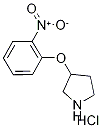 3-(2-Nitrophenoxy)pyrrolidine hydrochloride Struktur