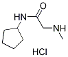 N-Cyclopentyl-2-(methylamino)acetamidehydrochloride Struktur