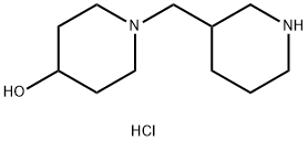 1-(3-Piperidinylmethyl)-4-piperidinoldihydrochloride Struktur