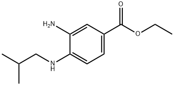 Ethyl 3-amino-4-(isobutylamino)benzoate Struktur