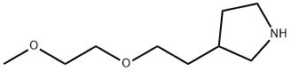 3-[2-(2-Methoxyethoxy)ethyl]pyrrolidine Struktur