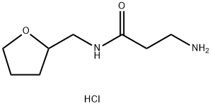 3-Amino-N-(tetrahydro-2-furanylmethyl)propanamidehydrochloride Struktur