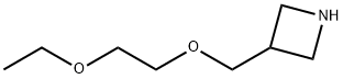 3-[(2-Ethoxyethoxy)methyl]azetidine Struktur