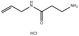 N-Allyl-3-aminopropanamide hydrochloride Struktur