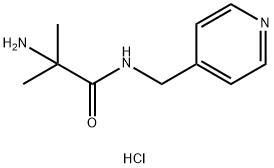 2-Amino-2-methyl-N-(4-pyridinylmethyl)propanamidehydrochloride Struktur