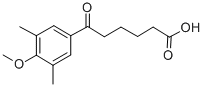 6-(3,5-DIMETHYL-4-METHOXYPHENYL)-6-OXOHEXANOIC ACID Struktur