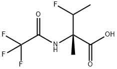 Isovaline,  3-fluoro-N-(trifluoroacetyl)-  (9CI) Struktur