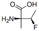 Isovaline, 3-fluoro-, (R*,S*)- (9CI) Struktur