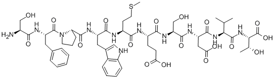 prepro-thyrotropin releasing hormone (160-169) Struktur