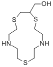 1,4,10-TRITHIA-7,13-DIAZACYCLOPENTADECANE-2-METHANOL Struktur