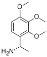 Benzenemethanamine, 2,3,4-trimethoxy-a-methyl-,(S)- Struktur