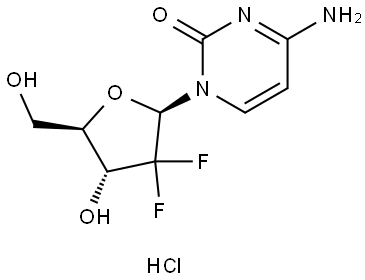 Gemcitabine hydrochloride Struktur