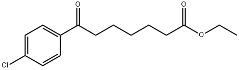 ETHYL 7-(4-CHLOROPHENYL)-7-OXOHEPTANOATE Struktur