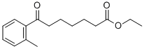 ETHYL 7-(2-METHYLPHENYL)-7-OXOHEPTANOATE Struktur