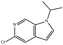 5-chloro-1-isopropyl-1H-pyrrolo[2,3-c]pyridine Struktur