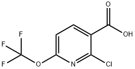 2-chloro-6-(trifluoroMethoxy)nicotinic acid Struktur